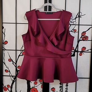 Fashion to Figure Plum Colored Pelum top